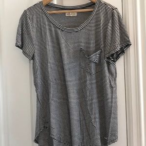 Hollister Stripped T-Shirt Size Small